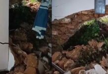 அப்புத்தளை பகுதியில் மண்சரிவு; இரண்டு வீடுகள் பாதிப்பு